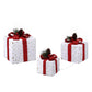Christmas Decorations 3PC Lighted Gift Boxes Christmas Lights