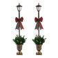 Jingle Jollys Christmas Lights 125cm Lamp Post 50 LED Fairy Light Decorations