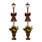Jingle Jollys Christmas Lights 125cm Lamp Post 50 LED Fairy Light Decorations