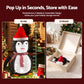 Christmas Penguin Light LED Christmas Decoration Pop Up Christmas Display 70cm