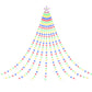 Jingle Jollys 3.8M Christmas Lights Waterfall String Light 340 LED