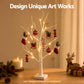 Lighted Branch Tree Christmas Decorations Warm White Christmas Lights 2 Pack 60cm