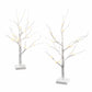 Lighted Branch Tree Christmas Decorations Warm White Christmas Lights 2 Pack 60cm