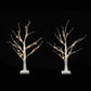 Lighted Branch Tree Christmas Decorations Warm White Christmas Lights 2 Pack 60cm