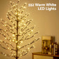 Set of 3 LED Christmas Tree Lighted Birch Tree Indoor Outdoor Xmas Decor Warm White