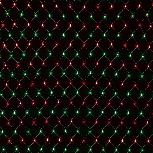 Christmas Lights 6x4m Christmas Net Lights 1000LED Red Green Festive Lighting