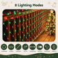 Christmas Lights 6x4m Christmas Net Lights 1000LED Red Green Festive Lighting
