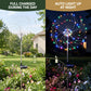 4 Pack Christmas Path Lights Solar Firework Garden Decoration Multicolour