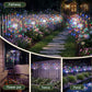 4 Pack Christmas Path Lights Solar Firework Garden Decoration Multicolour