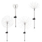 4 Pack Christmas Path Lights Solar Firework Garden Decoration Multicolour
