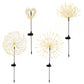 4 Pack Christmas Lights Solar Firework Outdoor Garden Lights DIY Decoration Warm White