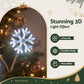 4 Pack Christmas Lights Path Lights Garden Decoration Outdoor Pathway Lighting