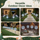 4 Pack Christmas Lights Path Lights Garden Decoration Outdoor Pathway Lighting