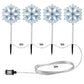 4 Pack Christmas Lights Path Lights Garden Decoration Outdoor Pathway Lighting