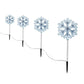 4 Pack Christmas Lights Path Lights Garden Decoration Outdoor Pathway Lighting