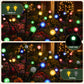 Christmas Lights Solar Firefly Lights Garden Decoration Path Lights Multicolour 3 Pack
