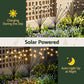 Christmas Lights Solar Firefly Lights Garden Decoration Path Lights Warm White 3 Pack