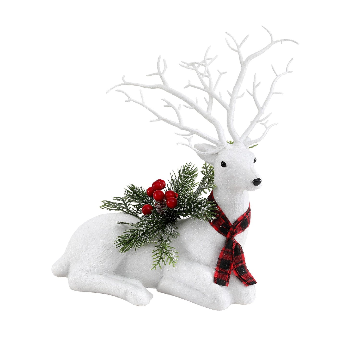 Christmas Reindeer 32cm Glitter Deer Ornaments Party Decorations