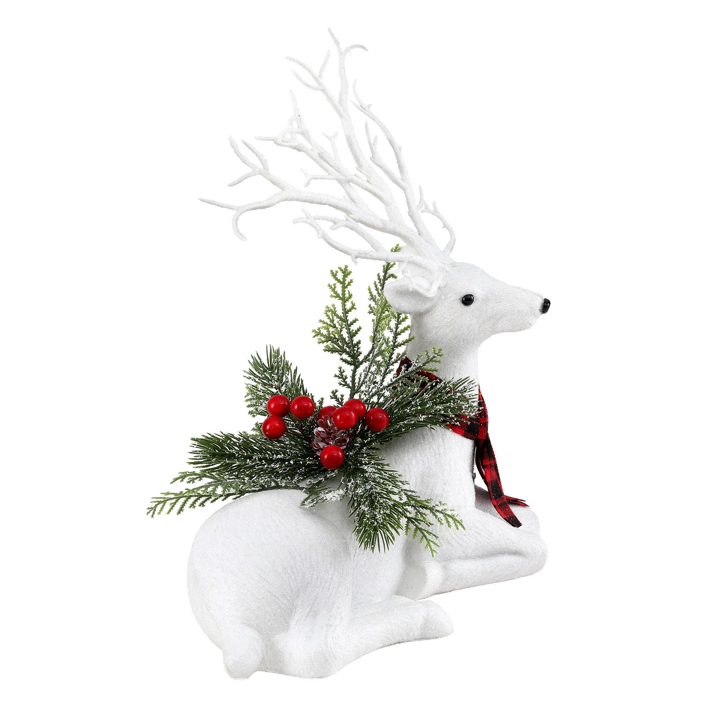 Christmas Reindeer 32cm Glitter Deer Ornaments Party Decorations