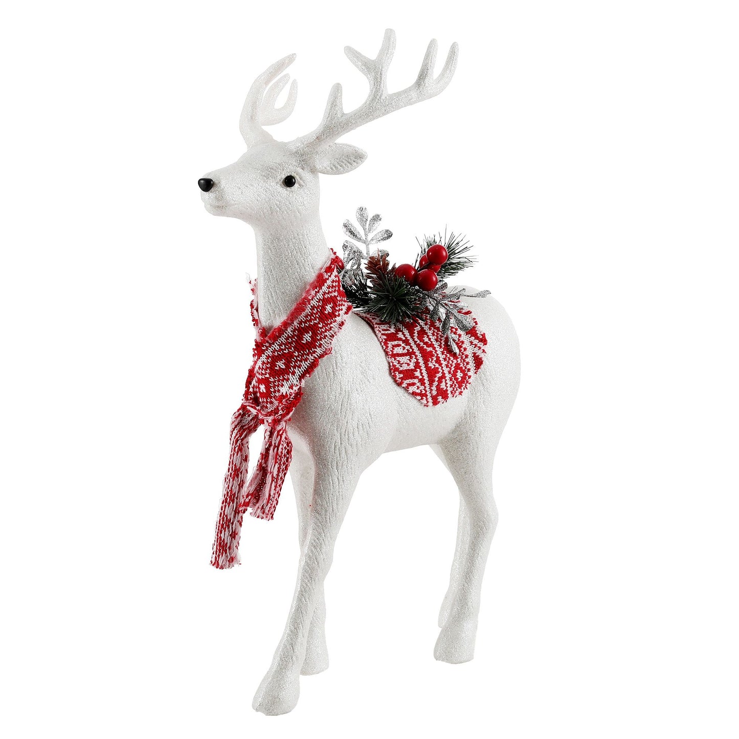 Christmas Reindeer 45cm Glitter Deer Ornaments Party Decorations