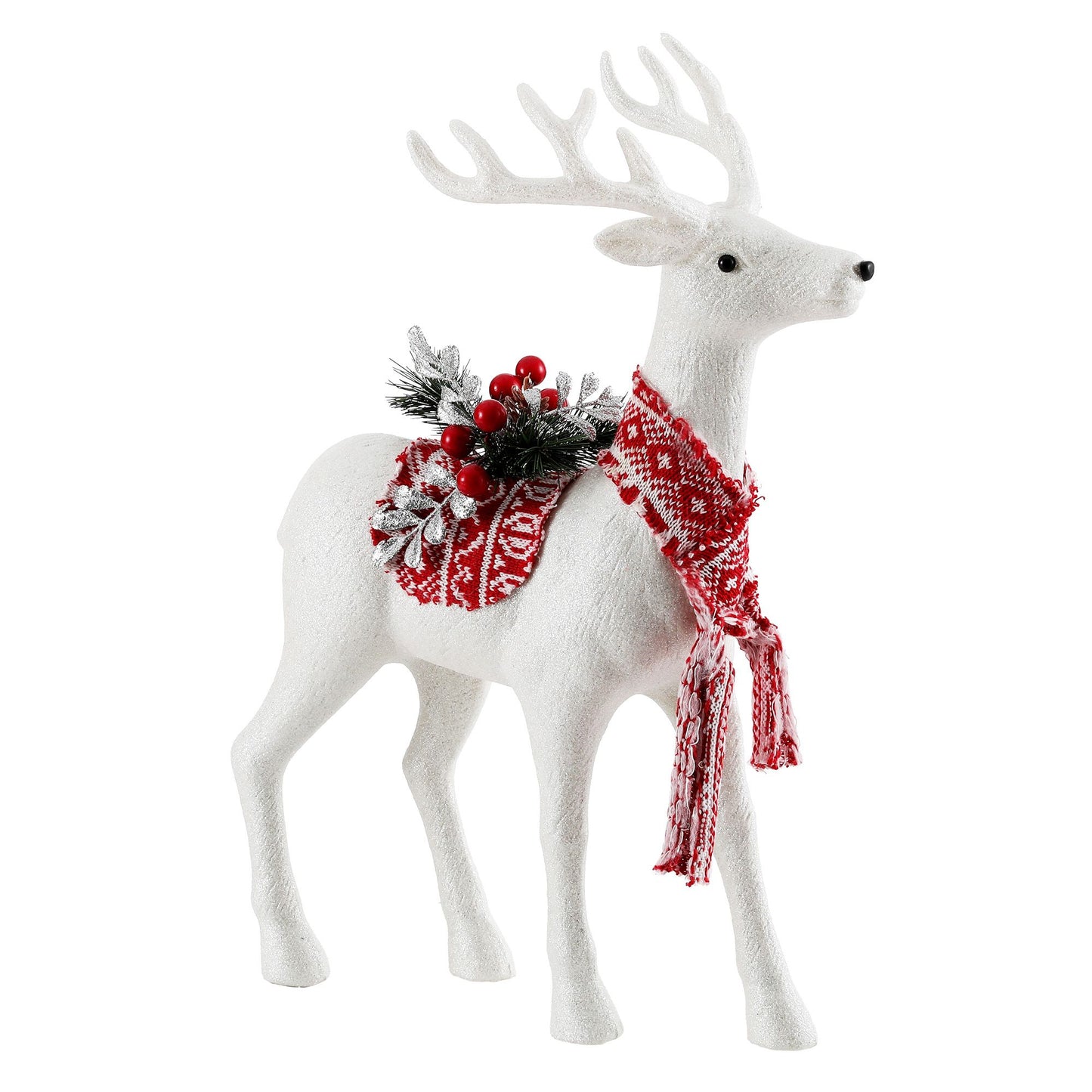 Christmas Reindeer 45cm Glitter Deer Ornaments Party Decorations