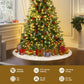Christmas Tree Skirt 90cm Plush Xmas Fluffy Ornaments Decor White