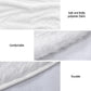 Christmas Tree Skirt 90cm Plush Xmas Fluffy Ornaments Decor White