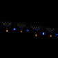 Christmas Lights Solar Fairy Lights Christmas Decorations Multicolour 4m