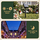 Christmas Lights Solar Fairy Lights Christmas Decorations Multicolour 4m