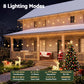 Jingle Jollys Christmas Lights Solar Fairy Lights Warm White Christmas Decorations 4m