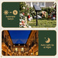 Jingle Jollys Christmas Lights Solar Fairy Lights Warm White Christmas Decorations 4m