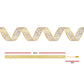 20M Christmas Lights Fairy Ribbon Light 200 LED Xmas Decor Golden
