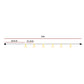 38M 40 LED Bulbs Festoon String Lights Kits Xmas Party Waterproof Indoor/Outdoor - Warm White