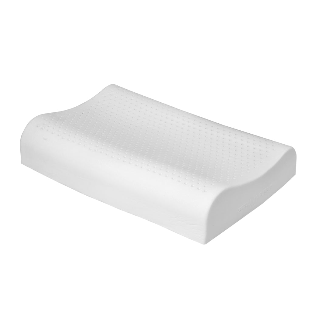 Set of 2 Natural Latex Pillow Removable B-Shape