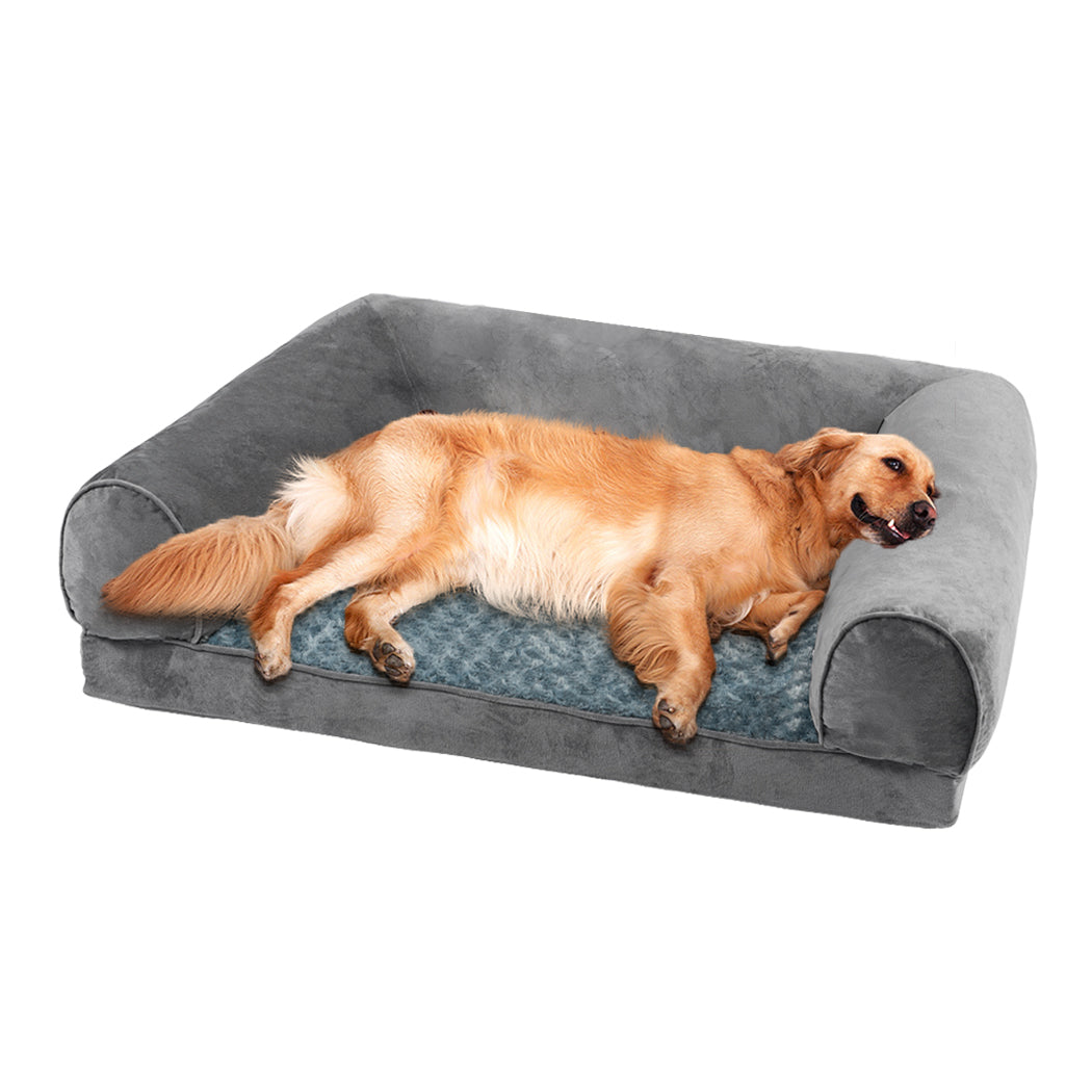 XLarge Dog Beds Pet Sofa Bedding Soft Warm Replacement Cover - Grey