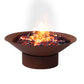 2 IN 1 Steel Fire Pit Firepit Pits Bowl Garden Outdoor Patio Fireplace Heater