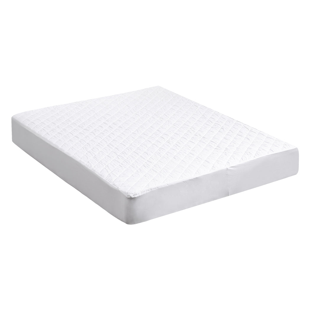 KING Fully Fitted Waterproof Microfiber - White