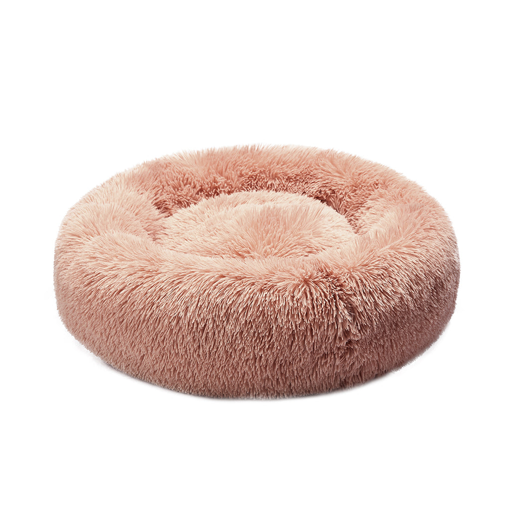 LARGE Dog Beds Pet Nest Calming - Pink