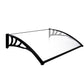 Mountview Window Door Awning Outdoor 1M x 1.2M Transparent 1x1.2M