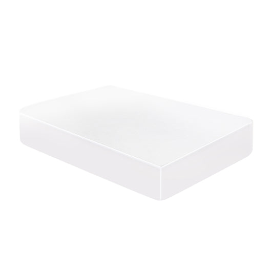 DOUBLE Mattress Protector Fitted Sheet - White