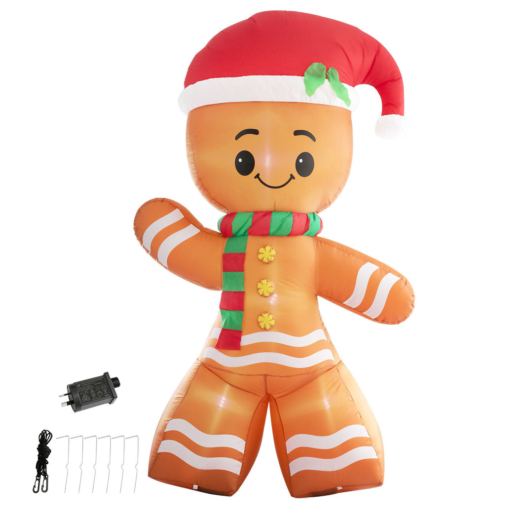 Gingerbread Christmas Inflatable Xmas Decorations - 2.4M