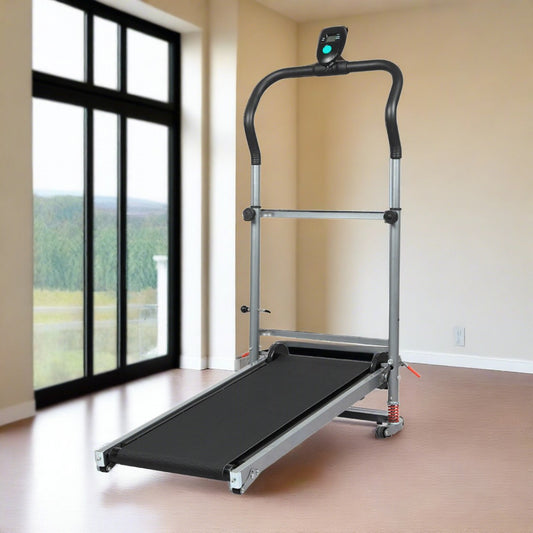 Manual Treadmill Mini Fitness - Black