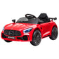Kids Ride On Car 12V Battery Mercedes-Benz Licensed AMG GTR Toy Remote Control - Red