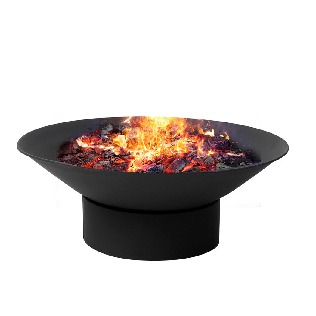 2 in 1 Steel Fire Pit Bowl Garden Outdoor Patio Fireplace Heater 70