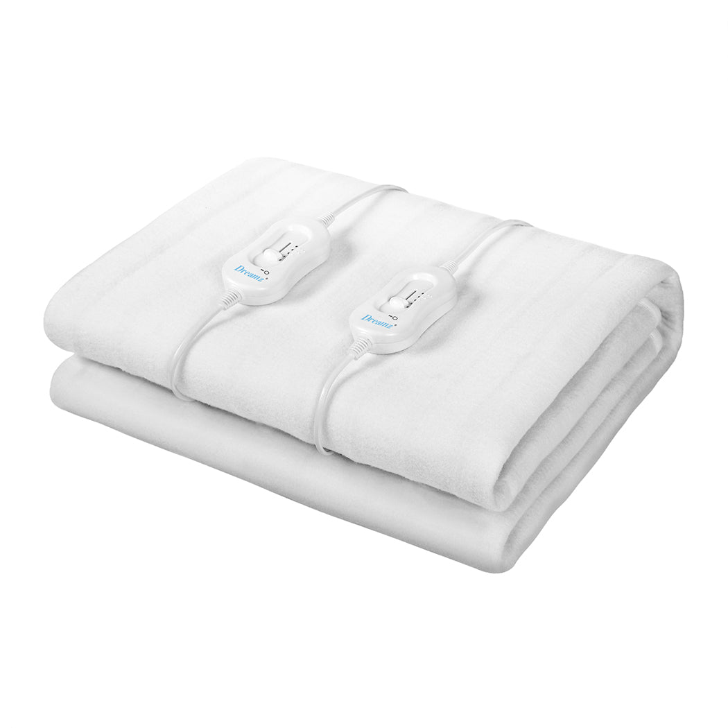 Wrenna Electric Soft Blanket Heated King - White