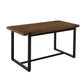 Dining Table Industrial Wooden Metal Kitchen Tables Cafe Restaurant 140Cm