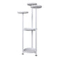 Plant Stand Outdoor Indoor Flower Pots Rack Garden Shelf White 120CM