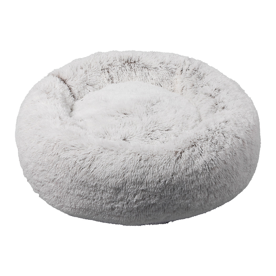 MEDIUM Dog Beds Pet Donut Nest Calming - Coffee