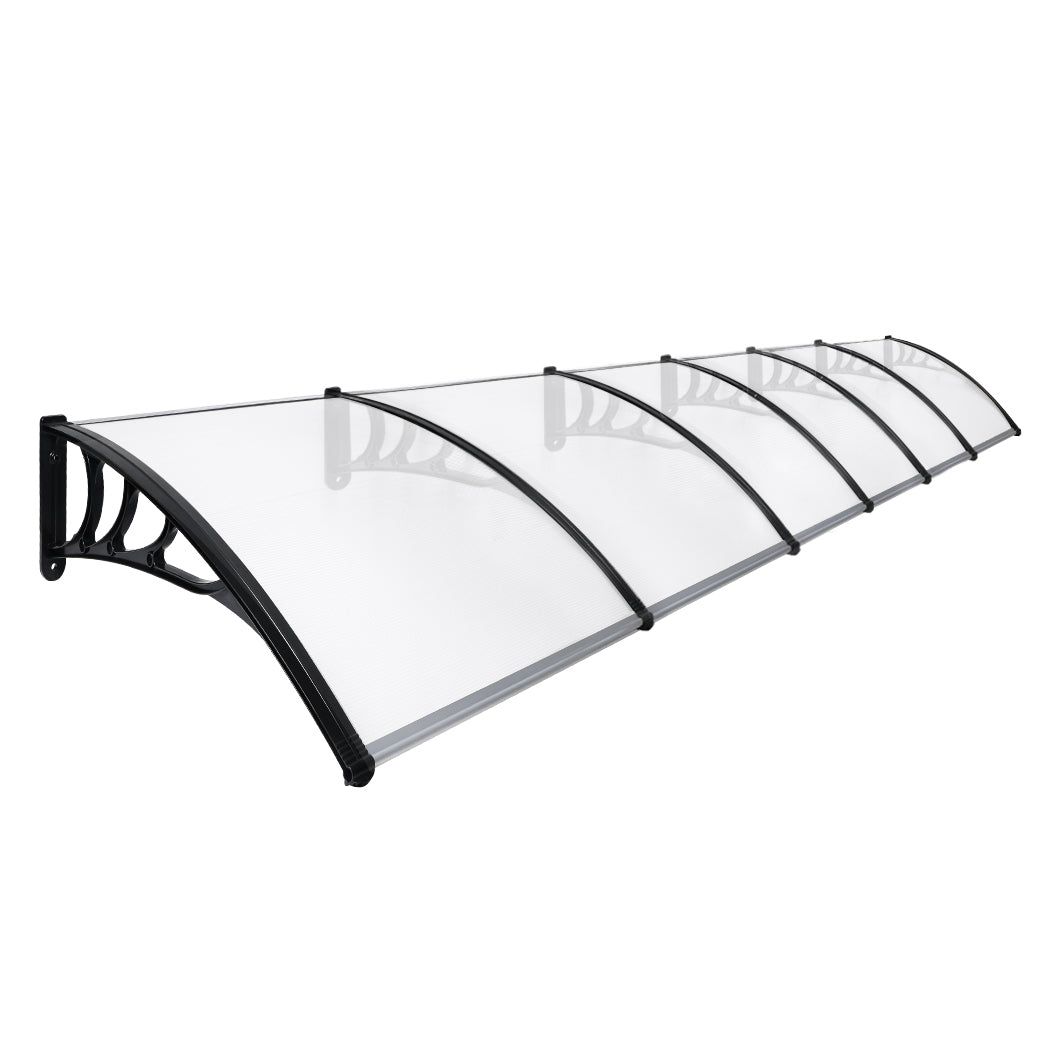 Mountview Window Door Awning Outdoor 1M x 6M Transparent 1x6M
