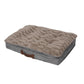 XLarge Dog Beds Calming Warm Soft Plush Comfy - Khaki